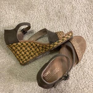 TOMs wedge sandals